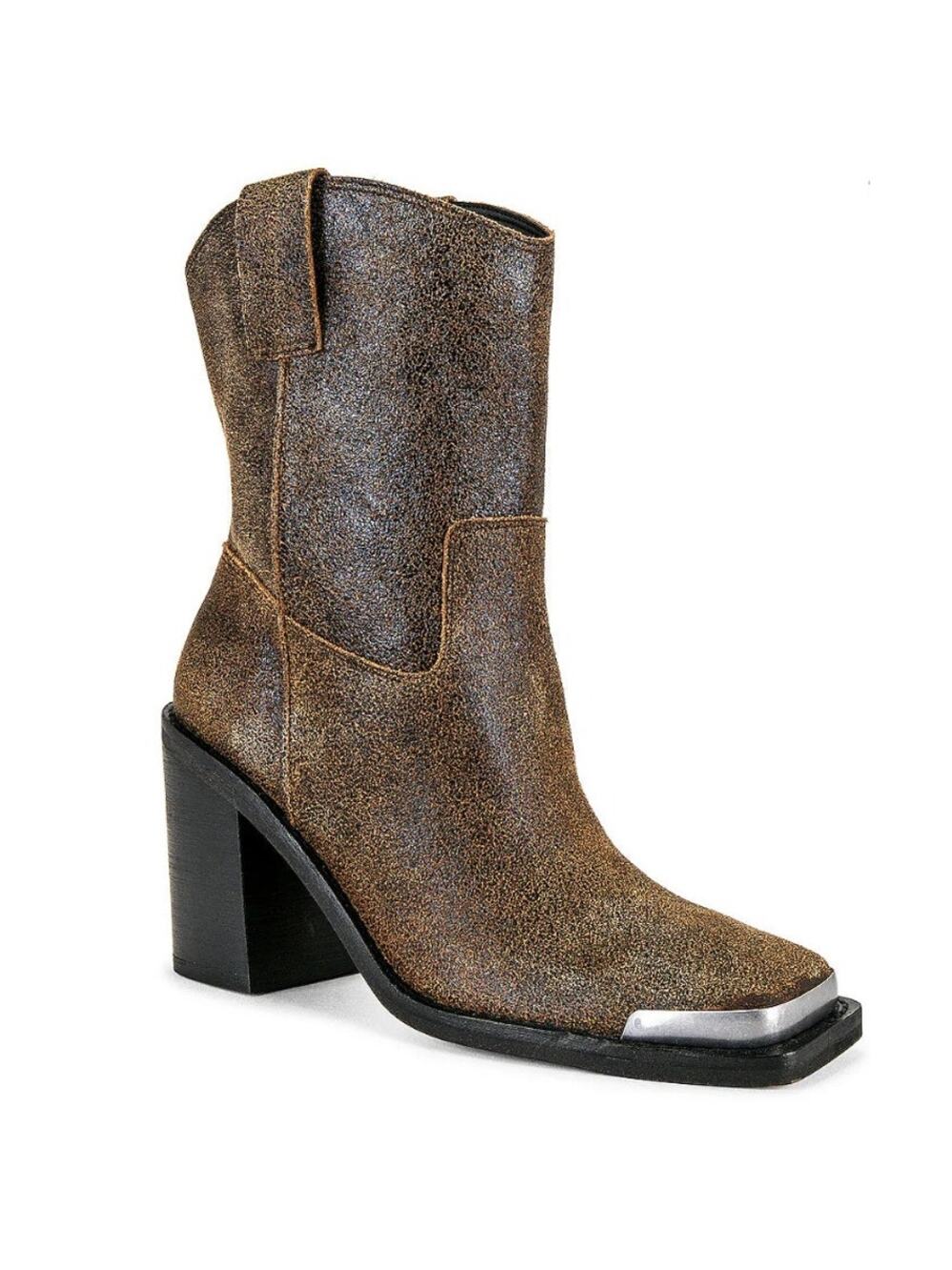 Dolce Vita Falon Boots Espresso Brown Distressed Leather Size 11 NWOB Versatile